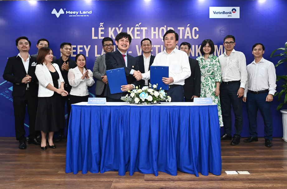  Meey Land hợp tác chiến lược với VietinBank AMC, cung cấp Dịch vụ tra cứu thông tin quy hoạch và xác định vị trí tài sản